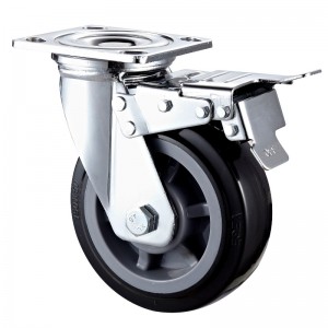 Heavy Duty - Forkromet hus med sort TPE-hjul8