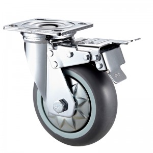 Heavy Duty - Forkromet hus med sort TPE-hjul13