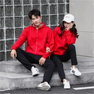 # 307-Berber Fleece lynlås med hætte