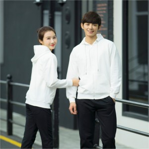 # 207-LightWeight Sweatshirt med fuld lynlås