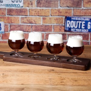 Sanzo ølglas sæt i 6 dele tilpasses ølglas Bleg ølglas