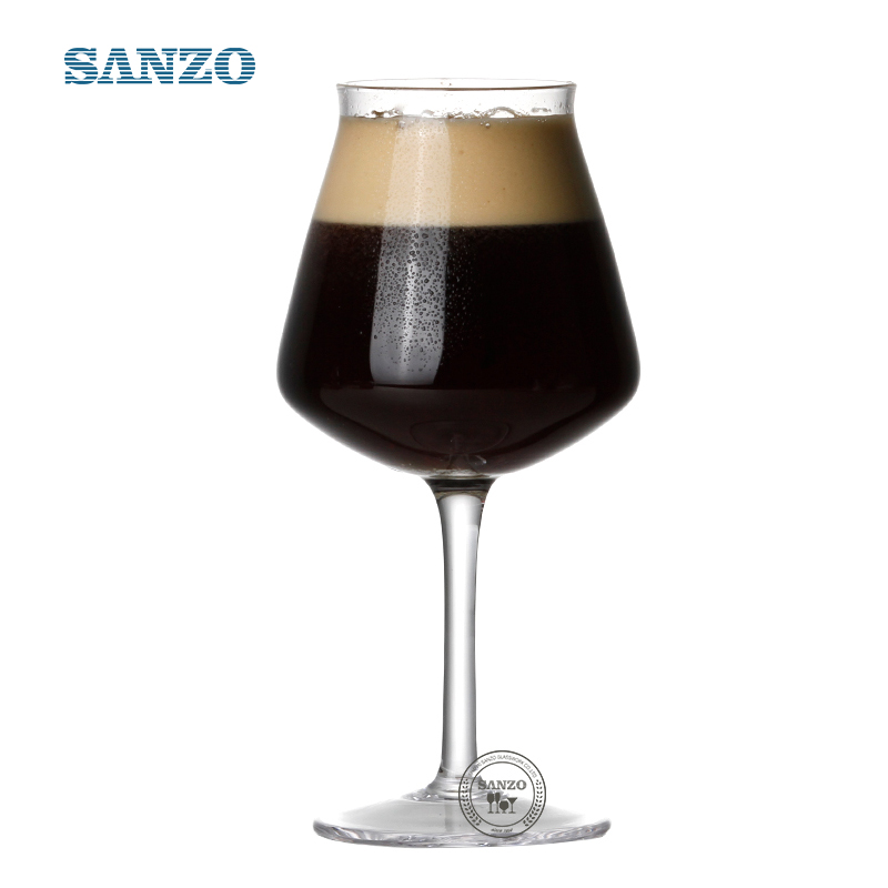 Sanzo Alkohol ølglas Tilpasset håndlavet klart ølstamme Perfekt ølglas