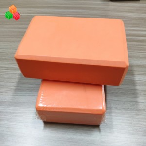 Fabrikken leverer hukommelse i høj kvalitet eva blokerer præget logo OEM yoga træningsblok øko-udskrivning skum til sundhedsuddannelse