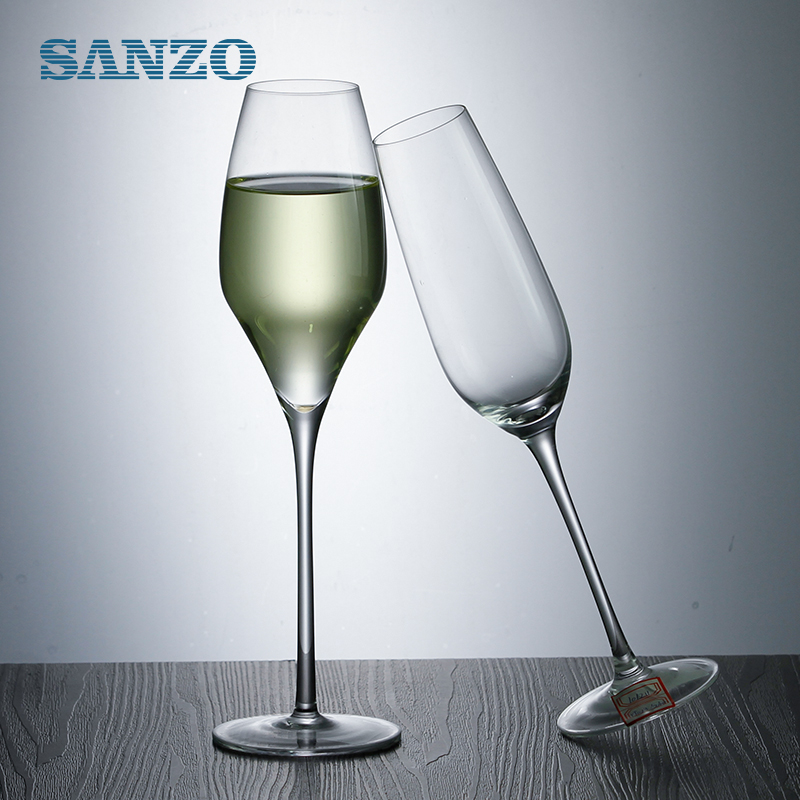 SANZO Branded Champagne Glassylinder Champagne Flutes Glass Ren Champagne Flute