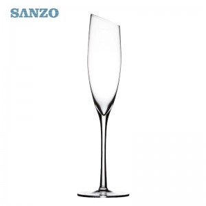 SANZO Bohemsk Champagneglas Tilpasset håndlavet glas Champagne Cup Salgsfremmende Hot Selling Farvet Champagne Glas