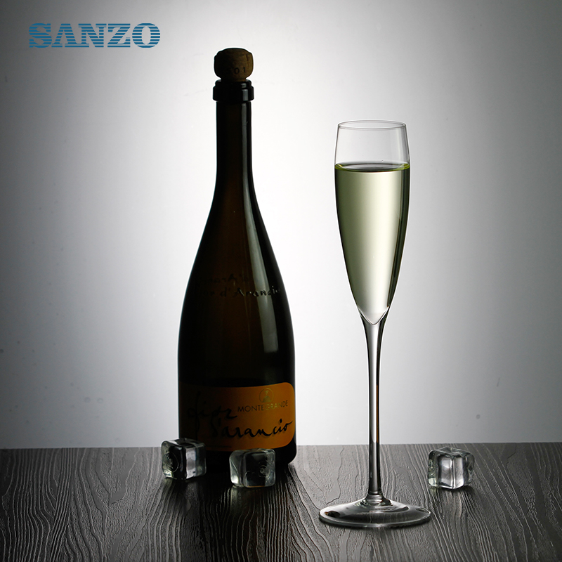 SANZO Blown Glass Champagne Flute Specialtilpasset håndlavet Champagne Glass Plastic Champagne Glasses