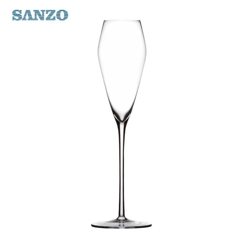 SANZO Blown Champagne Glass Tilpasset håndblæst Champagne Fløjter Plastic Champagne Flute
