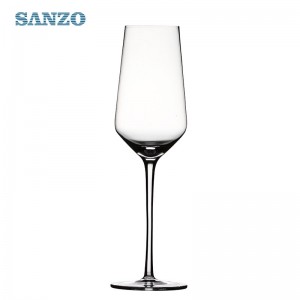 SANZO Sort blyfrit brugerdefineret størrelse Drikker Champagne Glas Tilpasset Champagne Fløjter Pink Fløjte Glas Champagne