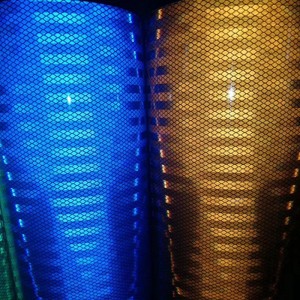 sikkerhedstape reflekterende stribe gul sort