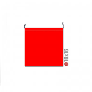 jernbanesikkerhedsflag blå