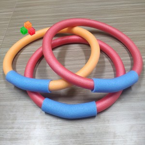 Bedst sælgende salgsfremmende runde massivt polyethylenskum noodle roll i forskellige størrelser farve EPE EVA skum swimming pool noodle tube