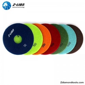 ZL-123D tørharpikspoleringspuder til granit, marmor, kunststen