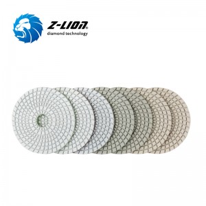 ZL-123CW harpiksbundne diamantpoleringspuder til kvartssten