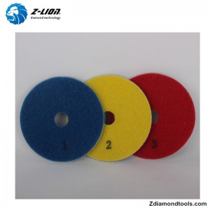 ZL-123S 4 INCH poleringspuder af diamantharpiks til stenværktøj