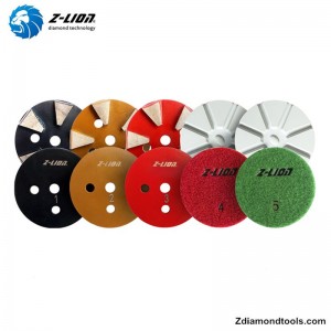 Z-LION 5 trins sten tør polering puder ZL-FSP5