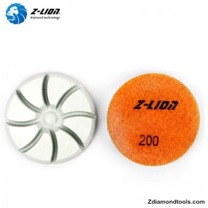 ZL-16KR 3 INCH poleringspuder af diamantgulv til beton