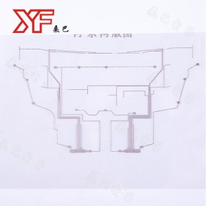 Et sølvkul-trykt kredsløb