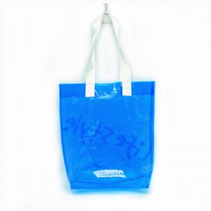 bule pvc indkøbstaske