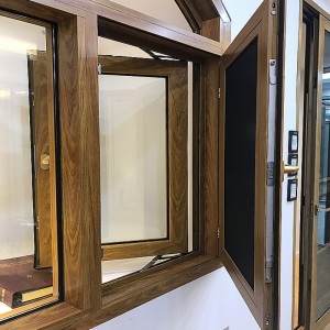 Brugerdefineret glidende vinduer og dørkarmer til to eller tre spor i bronze