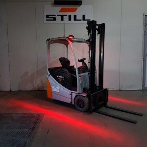 Stacker LED-sikkerhed lyseblå \/ rød farve