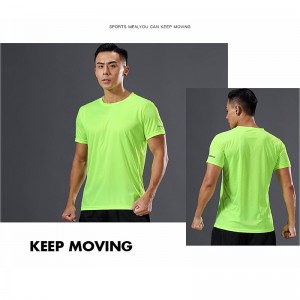 FDMM004-Herre Cool Dry Fit korte ærmer T-shirts