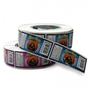 Brugerdefineret selvklæbende udskrivningsprodukt klistermærke etiket, Klæbende printer printer etiket klistermærke