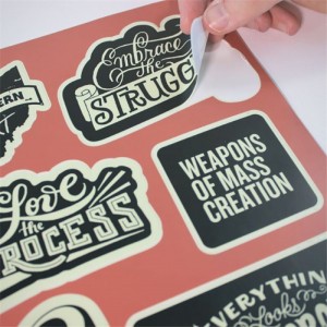 Brugerdefineret selvklæbende udskrivningsprodukt klistermærke etiket, Klæbende printer printer etiket klistermærke