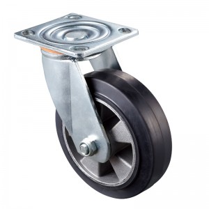 Heavy Duty - Forkromet hus med Black2 TPE-hjul