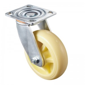 Heavy Duty - Forkromet hus med white3 TPE hjul