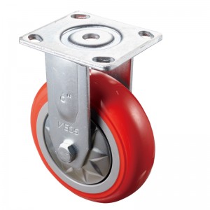 Heavy Duty - Forkromet hus med red3 TPE hjul