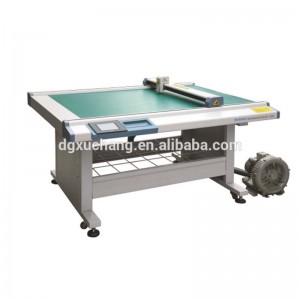 cnc læder skæring prøve sko mønster skæremaskine graftec plotter