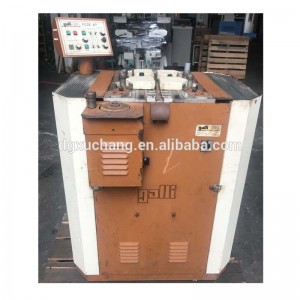 4 hjul Brugt Galli kant poleringsslibemaskine til læderbælte