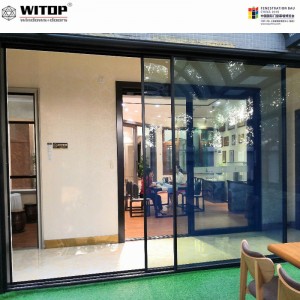 Skydedør i aluminium