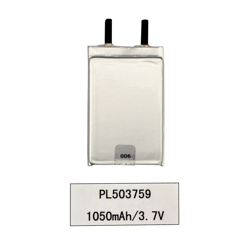 3,7V Lithium Ion Lipo Polymer 1050mAh digitalt produktbatteri