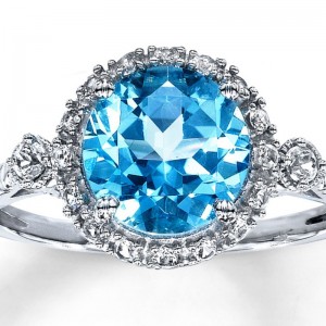 Sterling sølv efterligning smykker lys saphir vedhæng kvinder halskæde