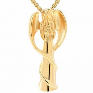 Kremering vedhæng engel vedhæng halskæde urn vedhæng 925 sterling sølv vedhæng