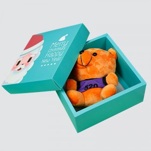 Brugerdefineret julegave og nytårsferie tegneserie gaveæske