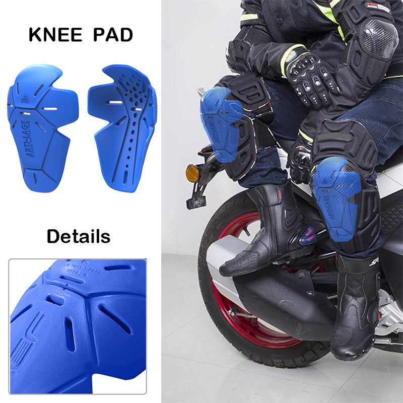Motorcykel entusiast dobbelt knæ puder indbygget pakning (ACF)