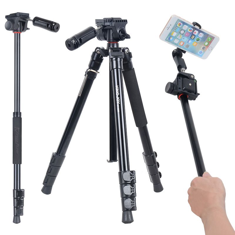 Kingjoy mini stativ kit BT-158 til kamera og smartphone