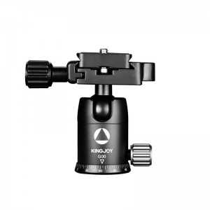KINGJOY G00 nyt design 360 graders rotation kuglehoved med arca schweizisk hurtigudløserplade