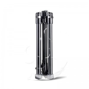 Kingjoy SC056 5 sektioner sammenfoldelige stativsæt med lav vinkeloptagelse og midterste søjle kan bruges som monopod