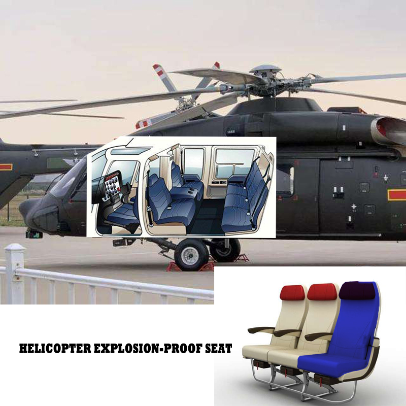 Vores skumunderlag kan også bruges på helikopterets eksplosionssæde sæde. (ACF)