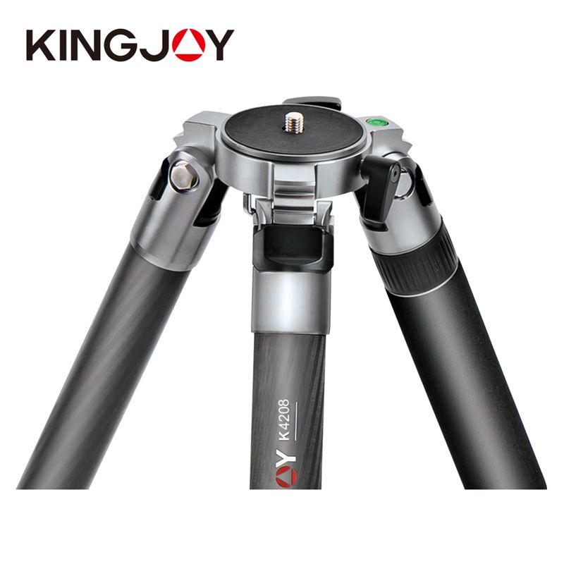 Kingjoy K4008 høj marginal Professionel kombineret type Aluminium Tung belastning Høj styrke Videokamera stativstativ