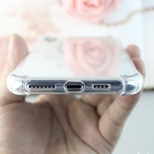 iPhone X \/ iPhone XS TPU + pc gennemsigtig og antispænding mobiltelefon etui