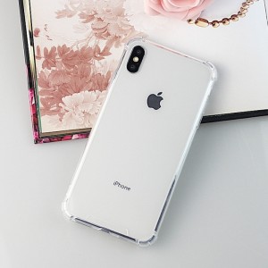 iPhone X \/ iPhone XS TPU + pc gennemsigtig og antispænding mobiltelefon etui