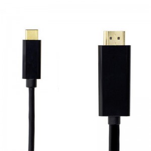 USB C til HDMI-kabel 6ft (4K @ 60Hz), USB Type C til HDMI-kabel [Thunderbolt 3 kompatibel] til MacBook Pro 16 '' 2019\/2018\/2017, MacBook Air \/ iPad Pro 2019\/2018, Surface Book 2, Samsung S10 , og mere