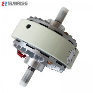 Høj kvalitet lav pris dobbelt aksel magnetisk pulver kobling til pakkemaskine pc-serie