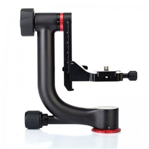 KINGJOY Heavy duty Carbon Fiber stativ tilbehør Gimbal Head med Arca-Swiss Quick Release Plade op til 50 kg \/ 20 kg