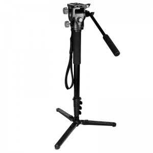 KINGJOY kamera monopod Alpenstock, aluminium flip lock video monopod til kamera med 1\/4 \