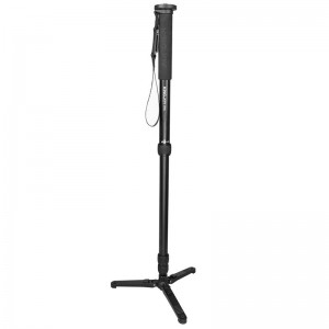 Kingjoy Photographe aluminiummonopod til fotografering med benbase-professional